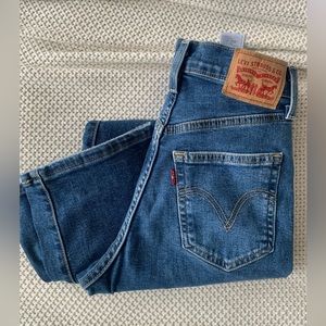 Levi’s Straight Ribcage Ankle in Summer Slide 24